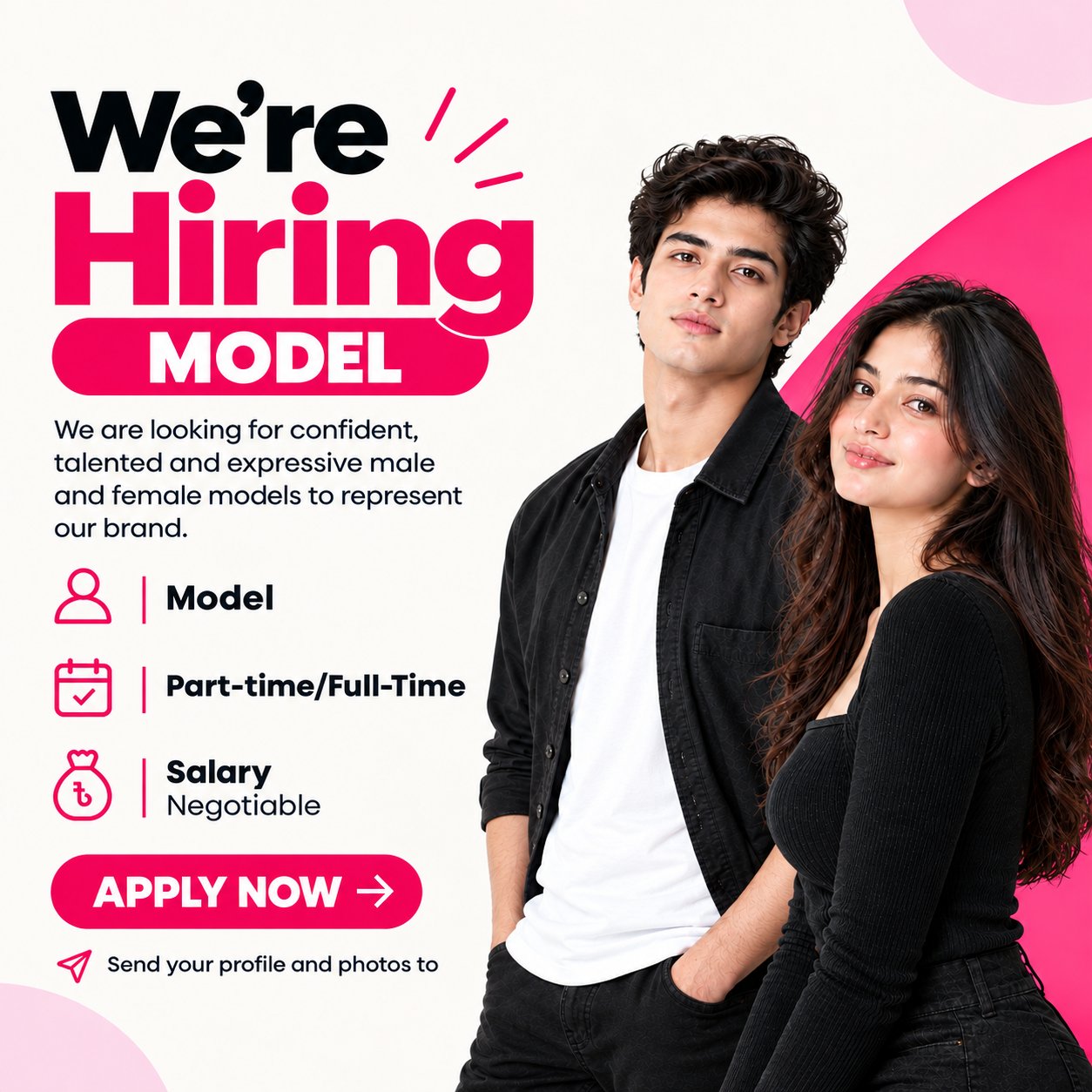 Model — job poster
